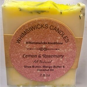Hand Crafted Lemon & Rosemary Soap 2.8 oz